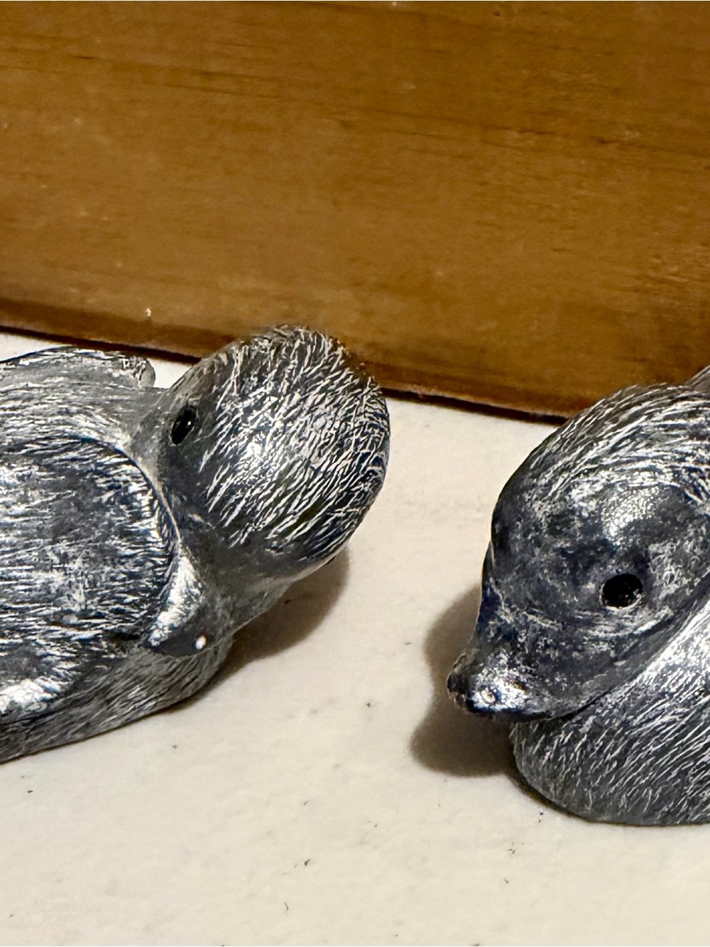 Wolf Original Hand Carved Soapstone Ducks